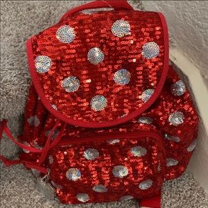 Minnie Sequin Backpack